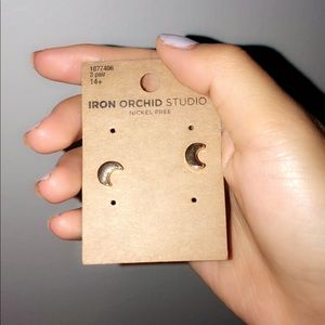 Gold Boutique Moon Earrings